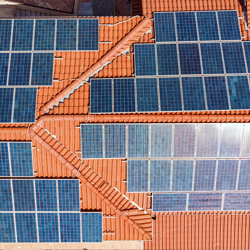 Sistema de montagem fotovoltaica de telhado inclinado